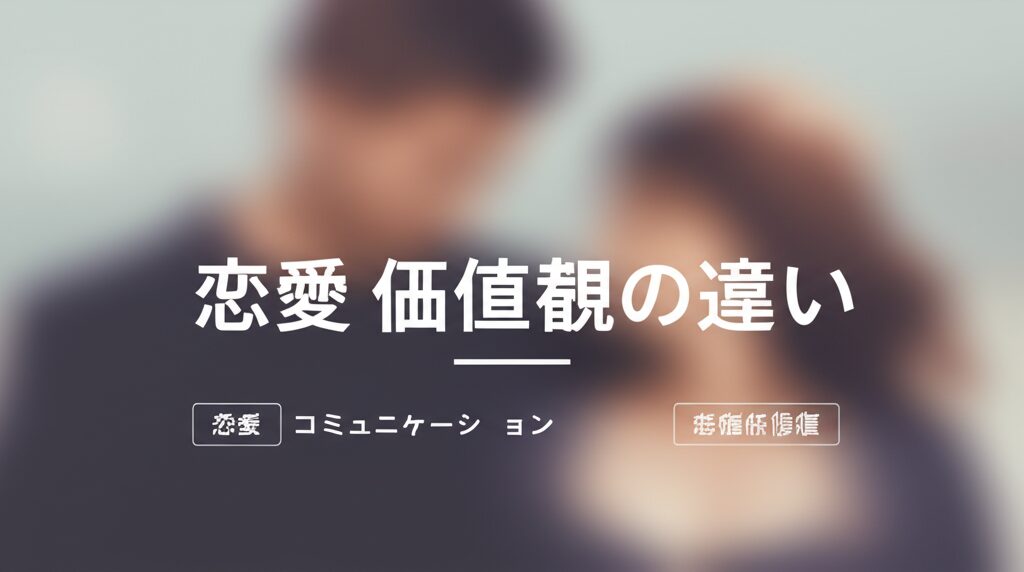彼との価値観の違いで悩むあなたへ｜3つの解決ステップで関係を立て直す方法