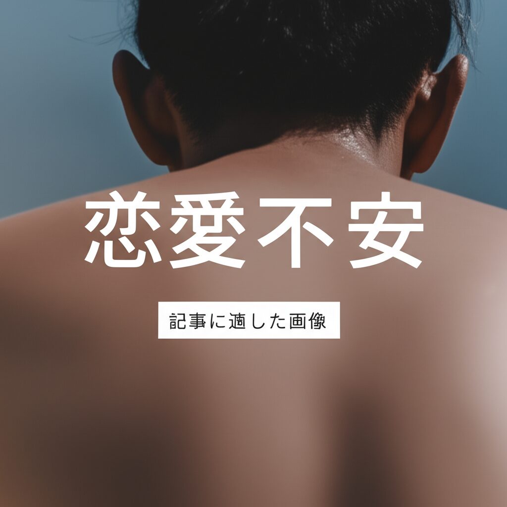 恋愛で不安になる3つの心理と安定した関係を築く5つの方法